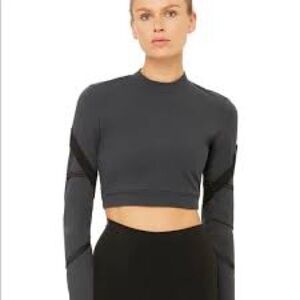 ALO Yoga black Bandage  Long Sleeve top